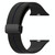 Two Color Folding Buckle Silicone Watch Band For Apple Watch 8 45mm(Black+Blue)