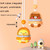 CS1327 Small USB Charging Cartoon Hanging Neck Fan Portable Leafless Silent Mini Fan(Dinosaur)