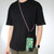 Adjustable Universal Phone Lanyard with Detachable Clip(Blue + Green)