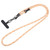 Adjustable Universal Phone Lanyard with Detachable Clip(Orange + White)