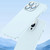 For iPhone 12 Pro Max Lens Glass Film Liquid State Phone Case(Blue)