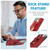 For Samsung Galaxy S21 Ultra 5G Wristband Kickstand Wallet Leather Phone Case(Red)