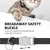 For AirTag Tracker Silicone Case Reflective Pet Cat Collar With Bell(Black)