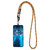 Adjustable Universal Phone Lanyard with Detachable Clip(Black + Yellow)