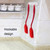 ZYA-251 Silicone Integrated Pot Scrubbing Brush Household Kitchen Cleaning Brush Dishwashing Brush(Red)