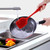 ZYA-251 Silicone Integrated Pot Scrubbing Brush Household Kitchen Cleaning Brush Dishwashing Brush(Red)