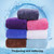 70x140cm Nano Thickened Large Bath Towel Hairdresser Beauty Salon Adult With Soft Absorbent Towel(Dark Purple)