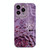For iPhone 11 Pro Max Meteorite Texture Electroplating TPU Phone Case(Purple)