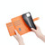 For Kyocera Digno SX3-KYG02 Sheep Texture Cross-body Zipper Wallet Leather Phone Case(Orange)