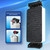 ZY-03L Large+Ordinary Blade Fish Tank Glass Magnetic Brush Aquarium Double Side Cleaning Brush(Black)