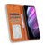 For Realme V30 / V30t 5G Magnetic Buckle Retro Texture Leather Phone Case(Brown)