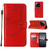 For Xiaomi 13 Pro Embossed Butterfly Leather Phone Case(Red)
