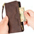 For OnePlus Nord N200 5G Litchi Texture Zipper Leather Phone Case(Brown)