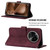 For OPPO Find X6 Pro Crossbody 3D Embossed Flip Leather Phone Case(Wine Red)