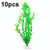 10pcs 25cm Fish Tank Simulation Water Plants Plastic Aquarium Fish Tank Decoration Fake Water Plants(Green)