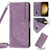 For Samsung Galaxy S21 5G Skin Feel Stripe Pattern Leather Phone Case with Lanyard(Purple) For Samsung Galaxy S21 5G Skin Feel Stripe Pattern Leather Phone Case with Lanyard(Purple)