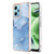 Electroplating Marble Dual-side IMD Phone Case For Xiaomi Redmi Note 12 5G Global/Note 12 5G China/Poco X5 5G(Blue 018)