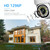 ESCAM PVR007 3MP Smart HD WiFi Camera Support Full Color Night Vision / Motion Detection / Sound Alarm / TF Card(AU Plug)