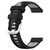For Huawei Watch GT3 46mm 22mm Sports Two-Color Steel Buckle Silicone Watch Band(Black+Grey)