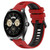 For Huawei Watch Buds 22mm Sports Two-Color Silicone Watch Band(Red+Black)