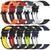 For Garmin VivoMove Luxe 20mm Sports Two-Color Silicone Watch Band(Orange+Black)