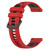 For Garmin Forerunner 158 20mm Sports Two-Color Silicone Watch Band(Red+Black)