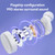 With Charging Bin Stereo Wireless Bluetooth Earphones, Style: BY17 White