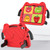 For iPad 10th Gen 10.9 2022 Ice Baby EVA Shockproof Hard PC Tablet Case(Red+Black)