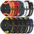 For Amazfit GTR 47mm 22MM Sports Two-Color Silicone Watch Band(Black+Yellow)