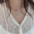 Ladies Light Luxury Bowknot Necklace Clavicle Chain, Specification:XL0338