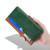 For Motorola Moto E32 4G Contrast Color Side Buckle Leather Phone Case(Light Brown + Green)