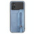 For Xiaomi Poco X4 Pro 5G Carbon Fiber Horizontal Flip Zipper Wallet Phone Case(Blue)