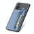For Xiaomi Poco X4 Pro 5G Carbon Fiber Horizontal Flip Zipper Wallet Phone Case(Blue)