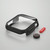 For Apple Watch Series SE 2 / 6 / SE / 5 / 4 40mm Film PC Watch Case with Detachable Button(Black)