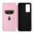 For Blackview A85 Carbon Fiber Texture Flip Leather Phone Case(Pink)