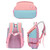 Kindergarten Children Cute Cartoon Backpack School Bag(Blue Dinosaur)