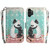 For Samsung Galaxy A13 4G 3D Colored Horizontal Flip Leather Phone Case(Black White Cat)