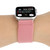 Elastic Nylon Braid Watch Band For Apple Watch Series 9&8&7 41mm / SE 3&SE 2&6&SE&5&4 40mm / 3&2&1 38mm(Smoke Pink)