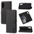 For Samsung Galaxy A14 5G Embossed Happy Cat Pattern Flip Leather Phone Case(Black)