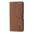 For Samsung Galaxy S23 Ultra 5G Embossed Happy Cat Pattern Flip Leather Phone Case(Brown)