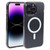 For iPhone 14 Pro Max GEBEI MagSafe Magnetic Transparent Phone Case (Transparent Black)