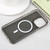 For iPhone 14 Pro Max GEBEI MagSafe Magnetic Transparent Phone Case (Transparent Black)