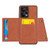 For Xiaomi Redmi Note 12 Pro+ 5G Global Double Buckle Magnetic Phone Case(Brown)