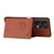 For Xiaomi Redmi Note 12 Pro+ 5G Global Double Buckle Magnetic Phone Case(Brown)