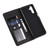 For Samsung Galaxy A34 5G Embossed Happy Cat Pattern Flip Leather Phone Case(Black)