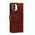 For Xiaomi Redmi A1 Sun Mandala Embossing Pattern Phone Leather Case(Brown)