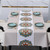 PVC Waterproof Oil-proof Embroidery Yarn Tablecloth, Size: 100x160cm(Ethnic Blue)