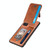 For Samsung Galaxy S20 Ultra Carbon Fiber Vertical Flip Zipper Wallet Phone Case(Brown)