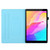 For iPad mini 6 Stitching Gradient Leather Tablet Case(Blue Rose)