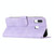 For Samsung Galaxy A40 Heart Pattern Skin Feel Leather Phone Case(Purple)